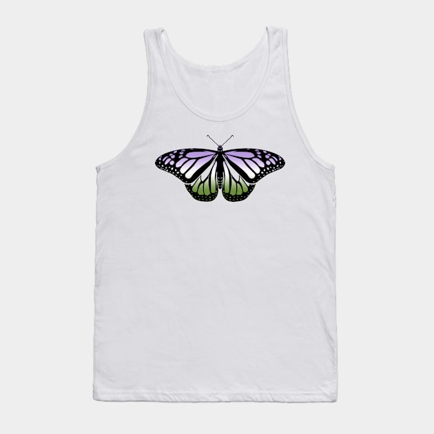 Genderqueer Pride Butterfly Tank Top by brendalee